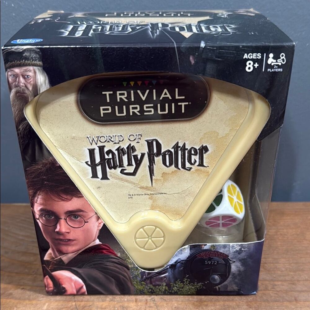 Hasbro World Of Harry Potter Trivial Pursuit game new in box ages 8+ pie shaped